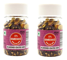 Load image into Gallery viewer, Milan Almond Dates Mix (Emesko) - 2 Bottles - Sweet &amp; Savoury - Perfect Mid Meal Snack - No Sugar Added - FREE SHIPPING - (Featured Product Image)