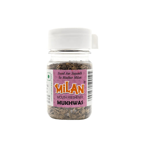 Milan Mukhwas - 1 Bottle - No artificial sweeteners - No supari - Contains traditional ingredients like saunf, kharek, elaichi and mint