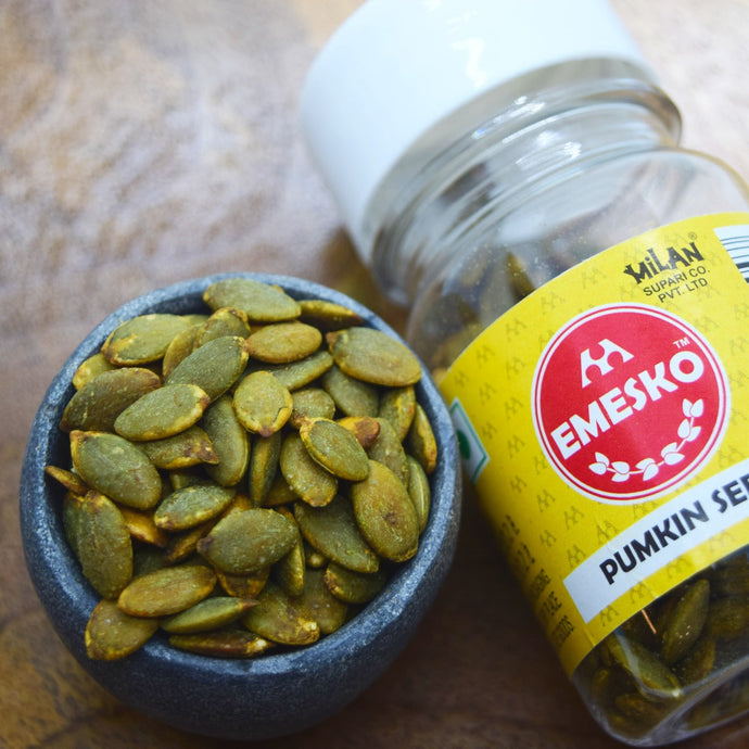 Milan Pumpkin Seeds (Emesko) - 2 Bottles - Salted & Roasted - Delicious Evening Snack - Free Shipping (Featured Product Image)