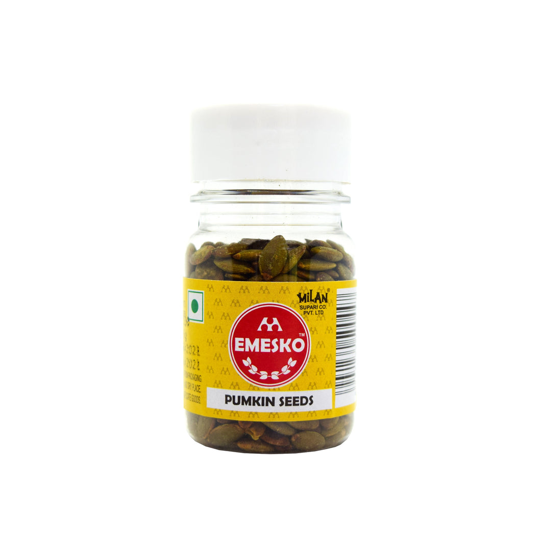 Milan Pumpkin Seeds (Emesko) - 1 Bottle - Salted & Roasted - Delicious Evening Snack